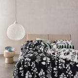 Liva - Anthracite | Size 200x200/220+2 Pillow Cases 60x70